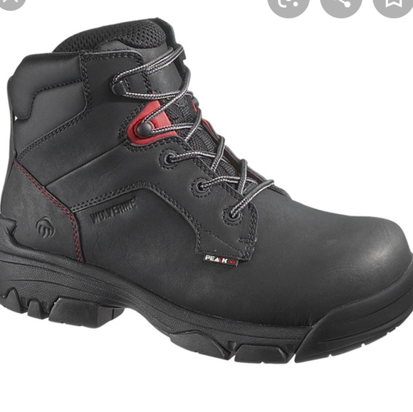 wolverine black steel toe boots